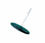 Sleek Green Marble Corkscrew