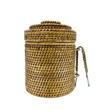 Rattan Ice Bucket Set