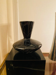 Black Ceramic Glazed Rocking Vase