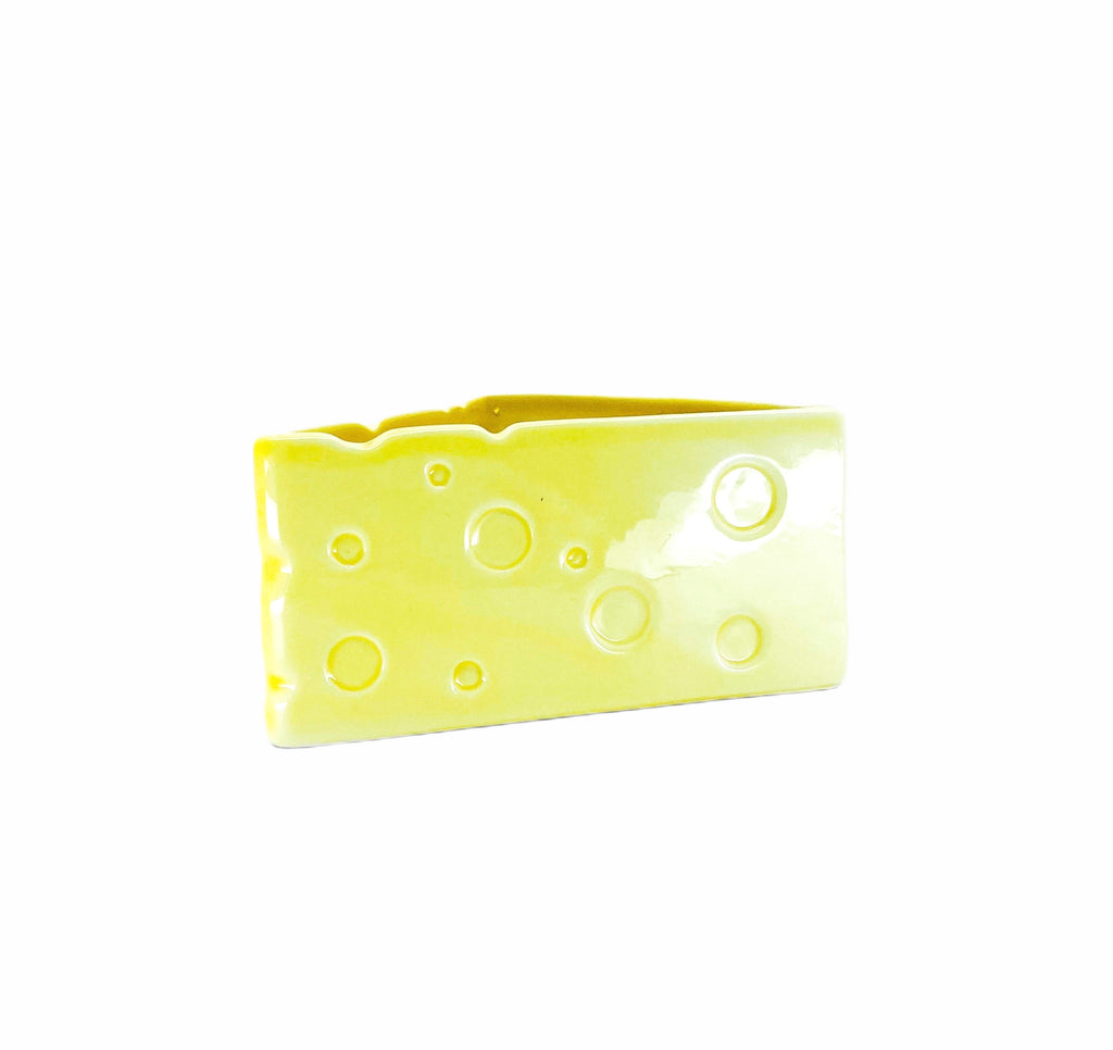 Ceramic Cheese Wedge Catch All