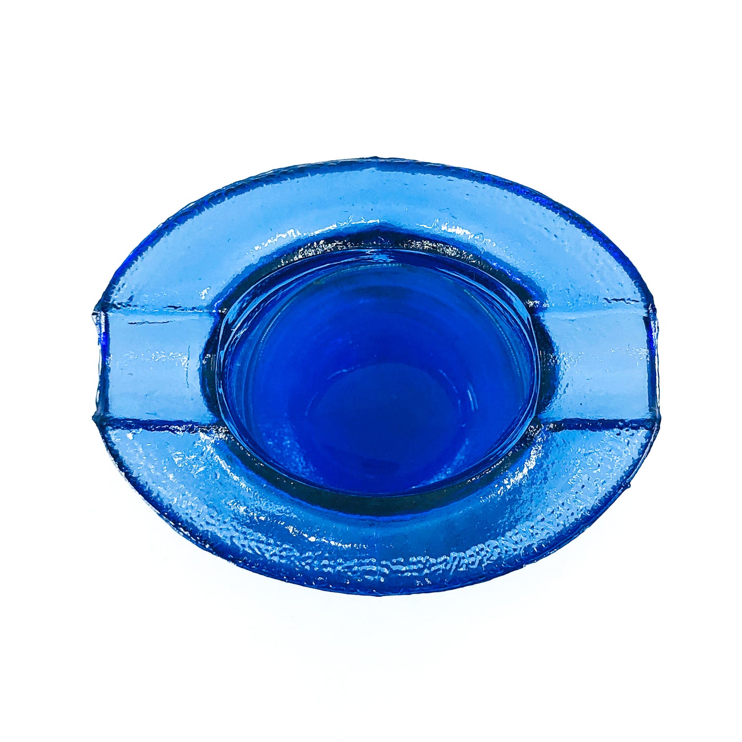 Glass Top Hat Ashtray
