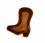 Terracotta Cowboy Boot Bowl by Boston Warehouse