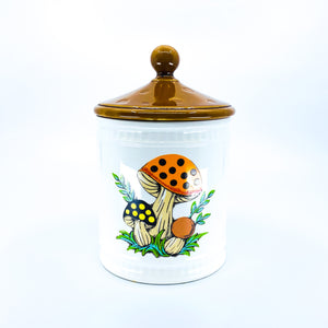 Vintage 1982 Mushroom Jar / Stowaway