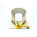 Onyx & Brass Mail Holder