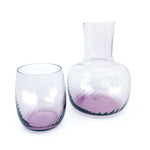 Vintage Purple Swirl Bedside Carafe