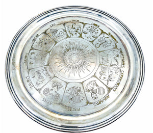 Wallace Silver Plated Zodiac Tray