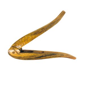 Vintage Carved Wood Fish Nutcracker