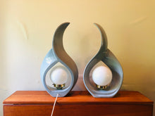 Gray Vitrex Art Deco Ceramic Lamp, 1 available