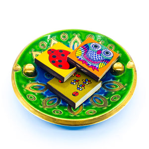 Bitossi for Rosenthal-Netter “Peacock” Ashtray