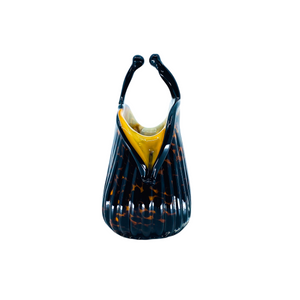 Murano Style Glass Purse
