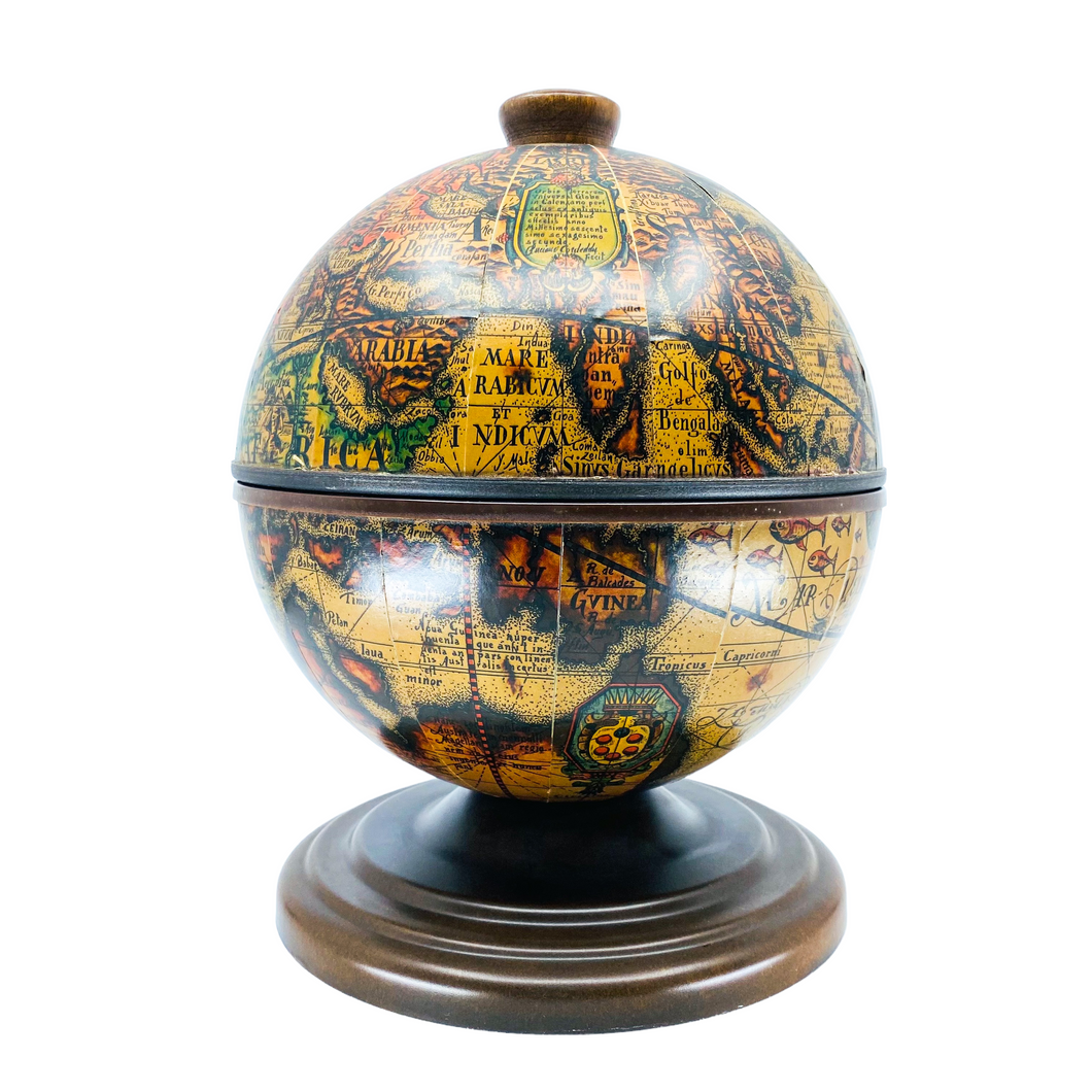 1960’s Old World Globe Ice Bucket