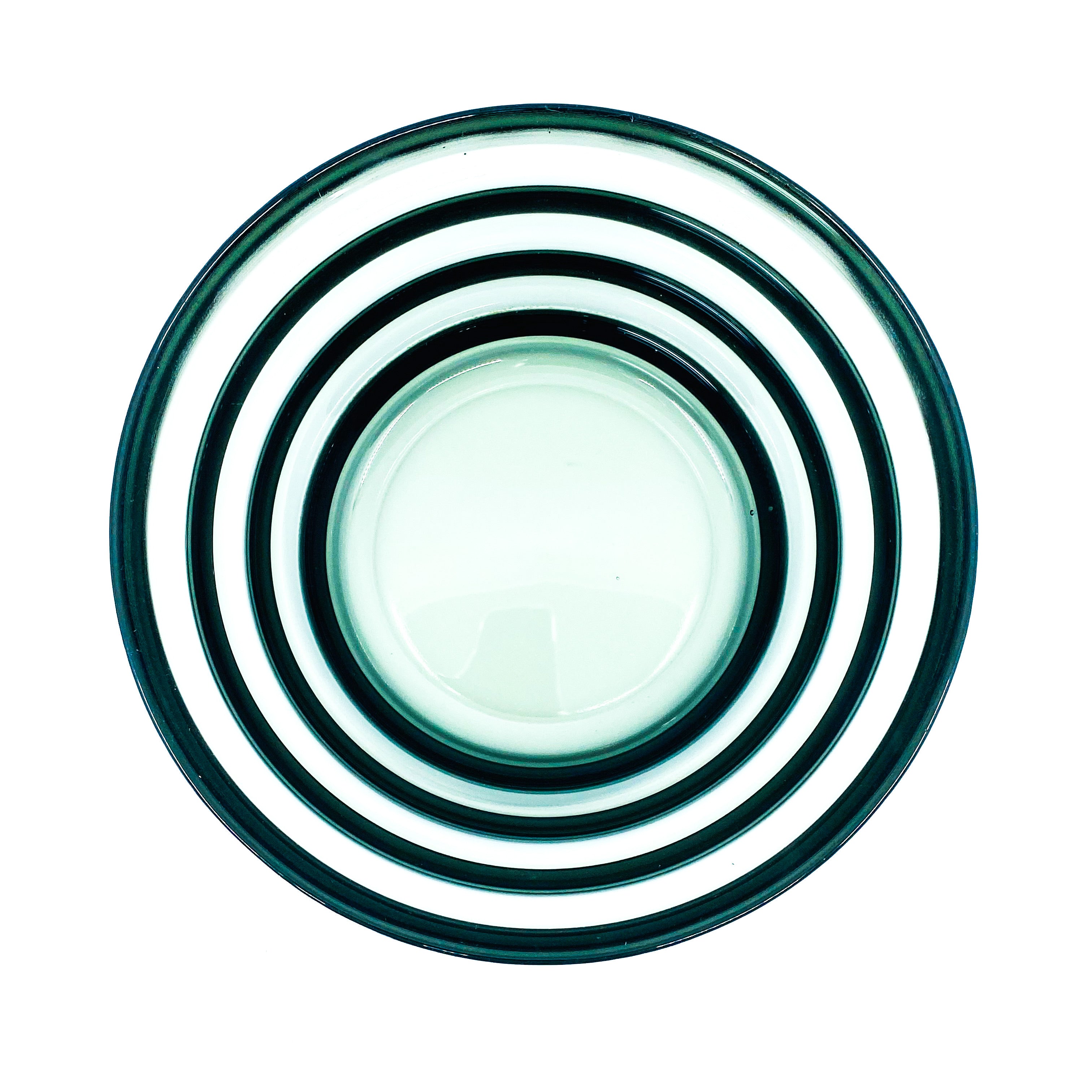 Geometric Round “Pyramid” Bowl