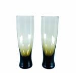 Smokey Tallboy Glasses, Set of 5
