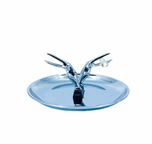 1950s Chrome Double Toucan Hamilton Ashtray