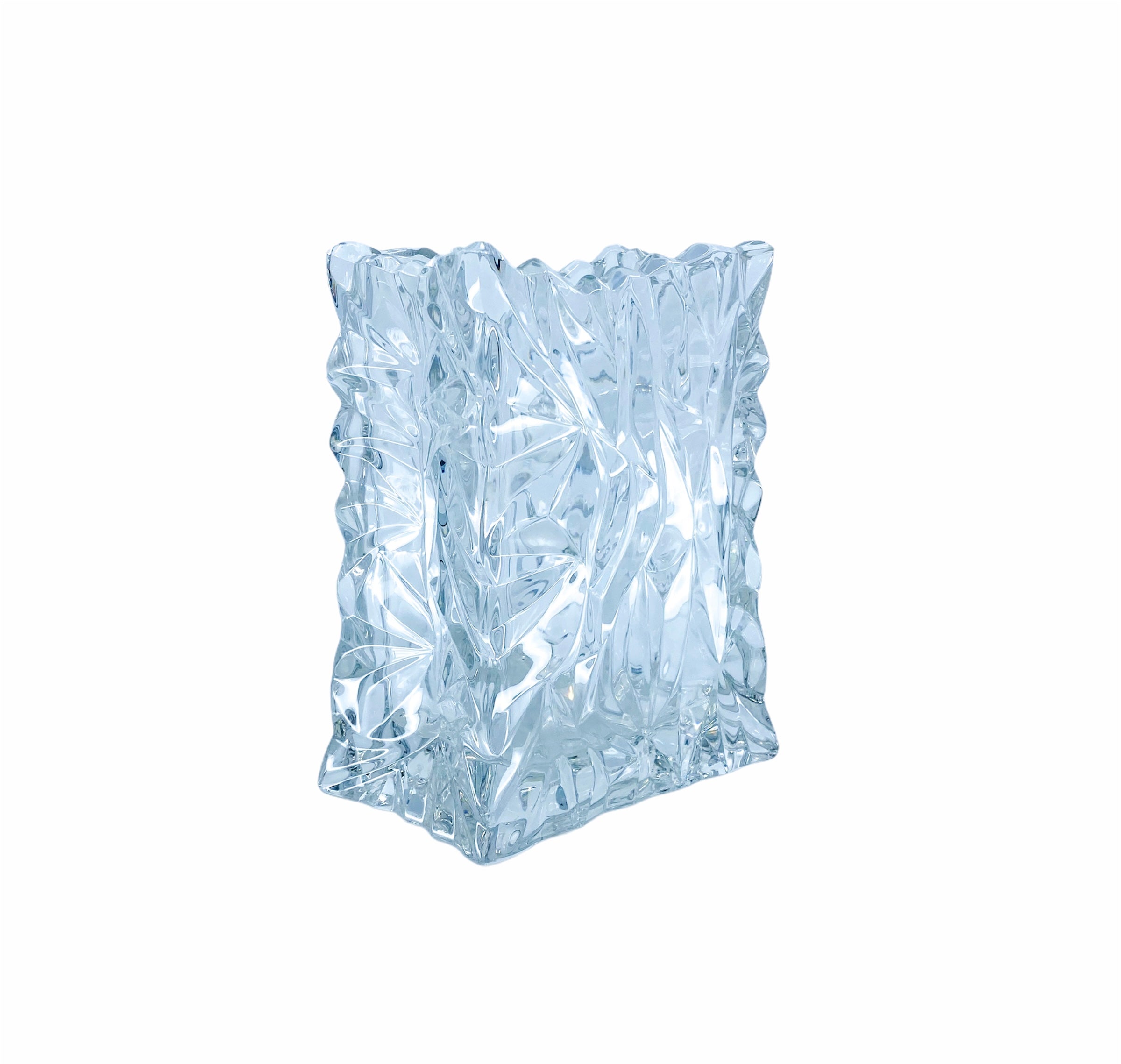 1960s Rosenthal Studio Line Crystal Glass Bag Designed by Tapio Wirkkala