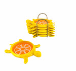S/6 Retro 1970 Turtle Coasters