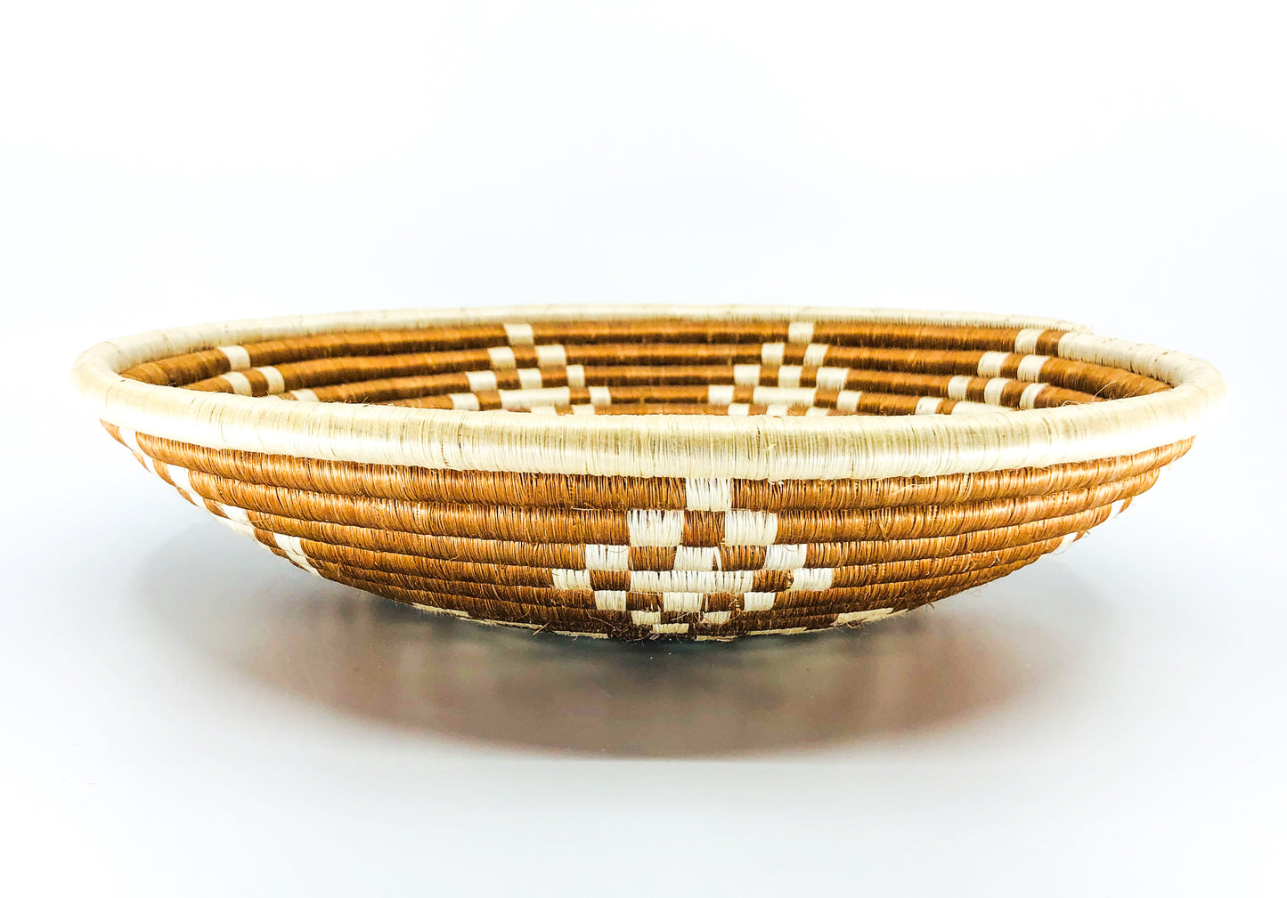 12” Sisal & Sweetgrass African Woven Basket