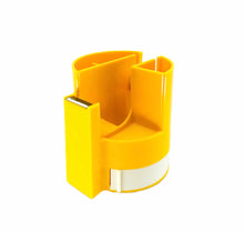 Vintage Yellow Acrylic Desk Organizer