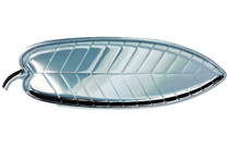 Silver Banana Leaf Tray
