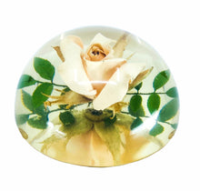W. Rolfe Floral Rose Paperweight