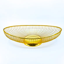 WA Starburst Gold Wire Basket