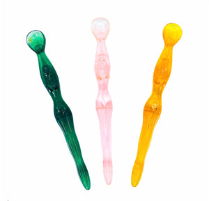 Set of 3 Neke Lady Vintage Drink Stirrers