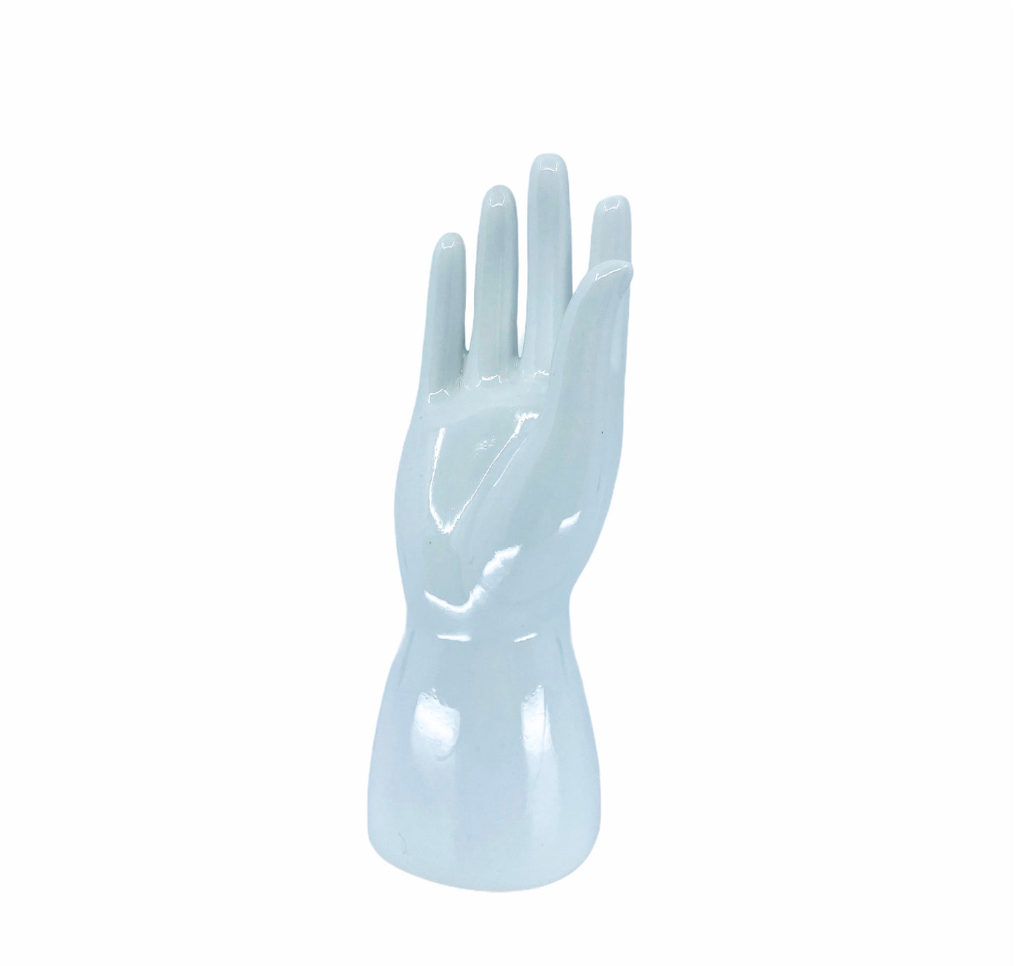 Vintage White Ceramic Hand