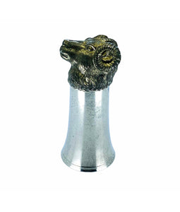 1980’s Silver Plate Rams Head Stirrup