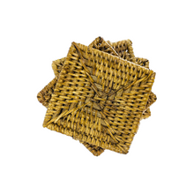 Rattan Ice Bucket Set
