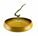 Vintage Brass Nut Bowl with Built In Nutcracker