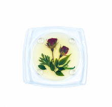 Pressed Flower Lucite Coasters, Set of 6