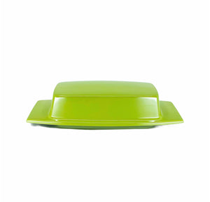 Vintage Mello-Ware Melamine Green Sugar Bowl & Butter Dish