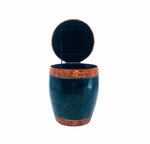 Tessellated Stone Egg Box, Styled After Maitland Smith