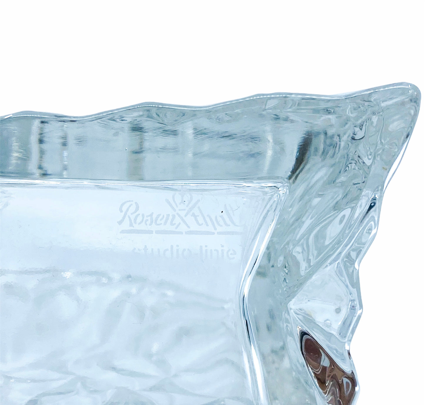 1960s Rosenthal Studio Line Crystal Glass Bag Designed by Tapio Wirkkala