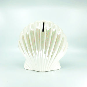 Pearlescent Shell Coin Bank