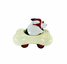 Vintage Dog Driving Bone Car Salt & Pepper Shaker