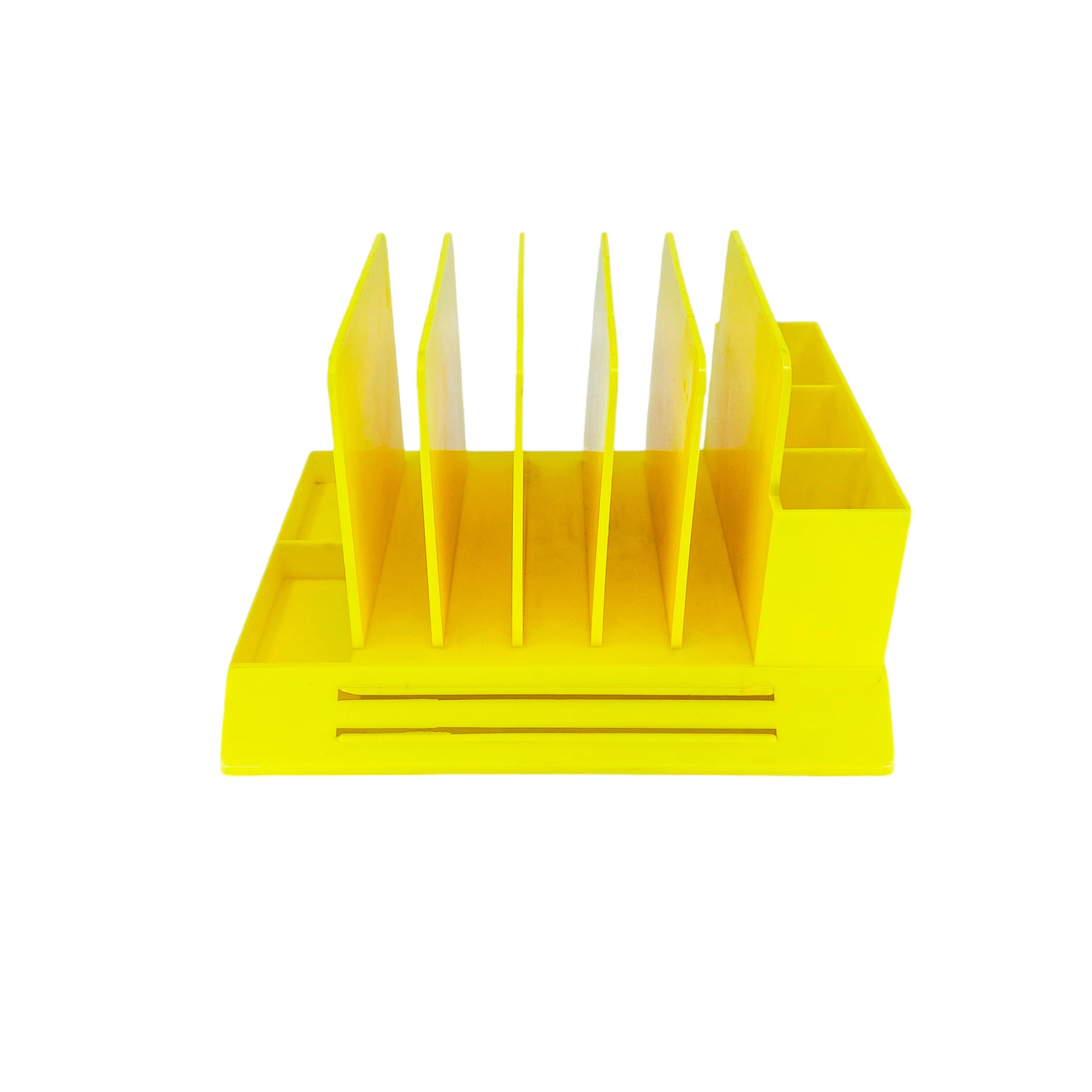 Vintage Max Klein Desk Organizer, Yellow