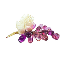 Vintage MCM Purple Lucite Cluster Grapes