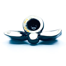 Vintage Ceramic Black Bow Candle Holders