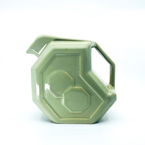 Alamo Potteries Art Deco Ceramic Pitcher, 1940s
