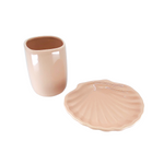 Pink Shell Bathroom Set