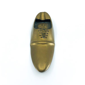 Vintage Brass Shoe Ashtray