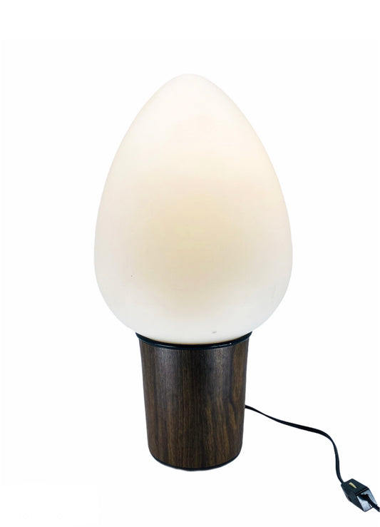 Vianne Frosted Glass Egg Table Lamp, Made in France
