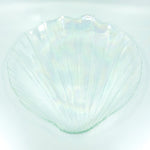 Rare 1960’s Kamei Craft Japan Carnival Iridescent Glass Shell Plate