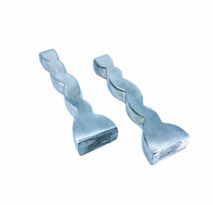 Vintage Retroneu Quattro Squiggly Candlesticks, Set of 2