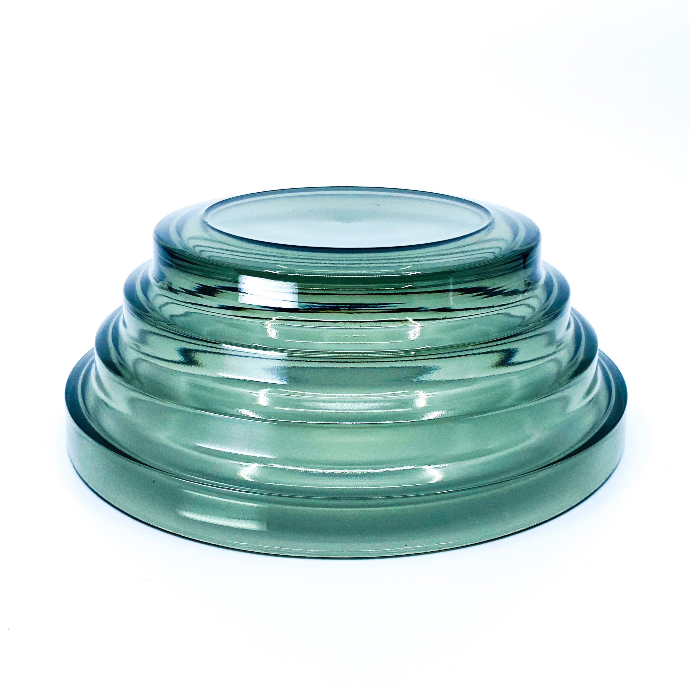 Geometric Round “Pyramid” Bowl