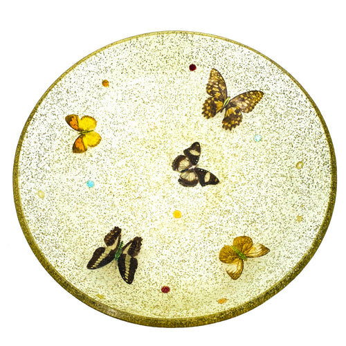 Butterly Sparkle Acrylic Bowl