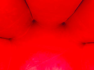 Vintage Red Hand Chair