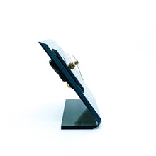 Smokey Lucite Cantilever Table Clock