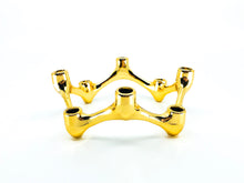 Danish Modern Gold Candelabra